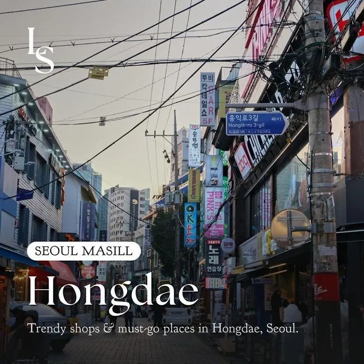 Apartament Honey Sleep Shinchon, 2Br Up To 4 People At Shinchon Seul Korea Południowa